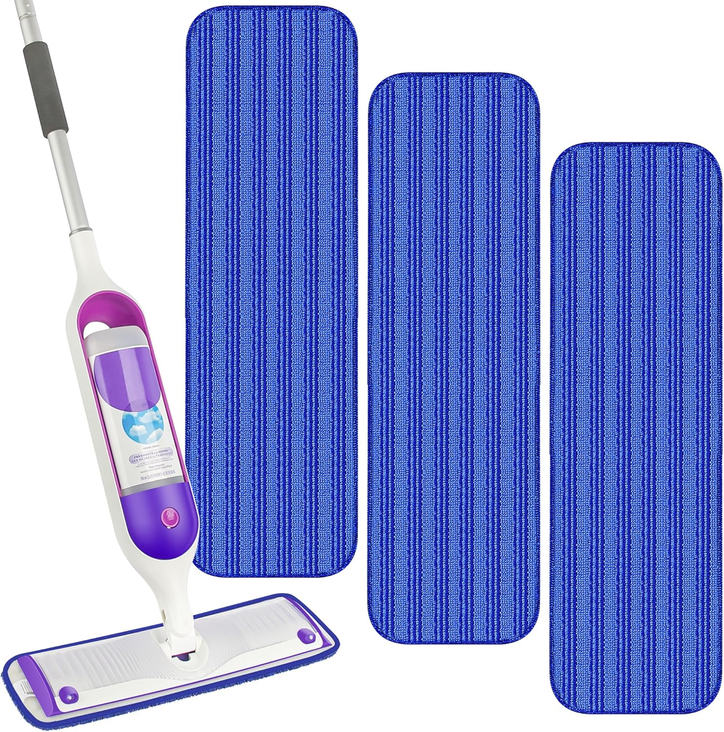 Reusable Mop Pads Compatible with Swiffer PowerMop