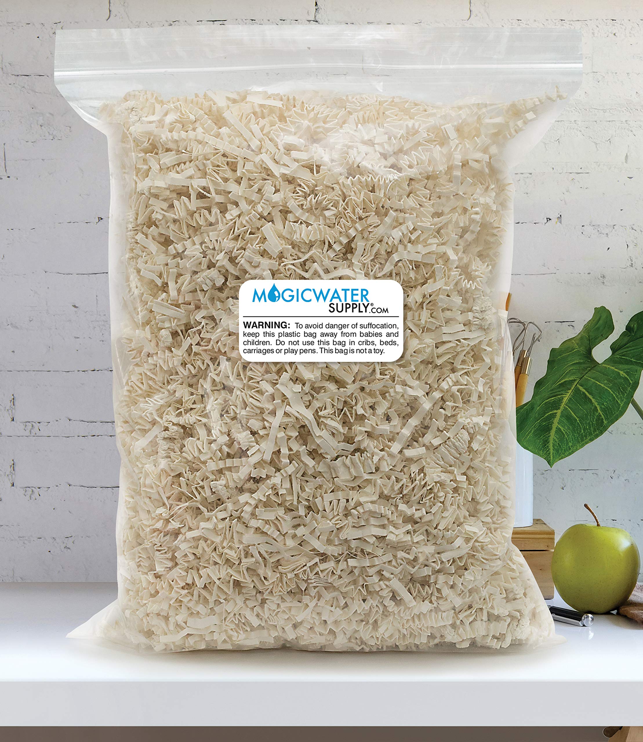 Crinkle Cut Paper Shred Filler (1/2 LB) for Gift Wrapping & Basket