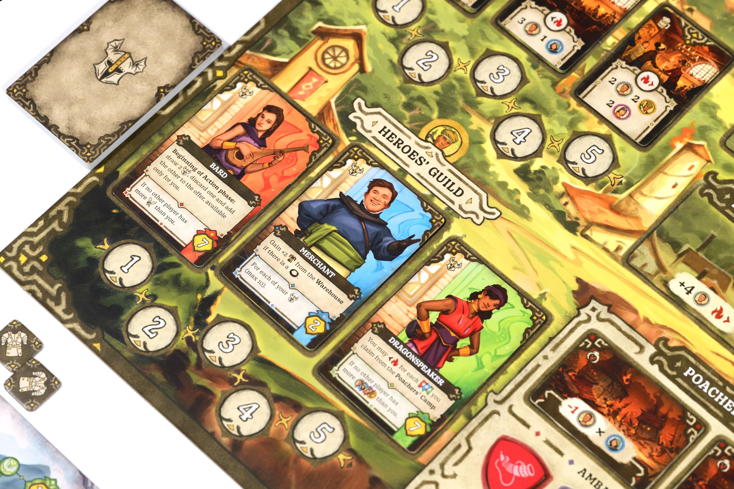 Mindclash Games Emberheart – Mittelschweres Worker Placement & Dragon Rescue Strategie-Brettspiel, 2–4 Spieler, 60–90 Minuten Spielzeit, Fantasy-Strategie-Abenteuer