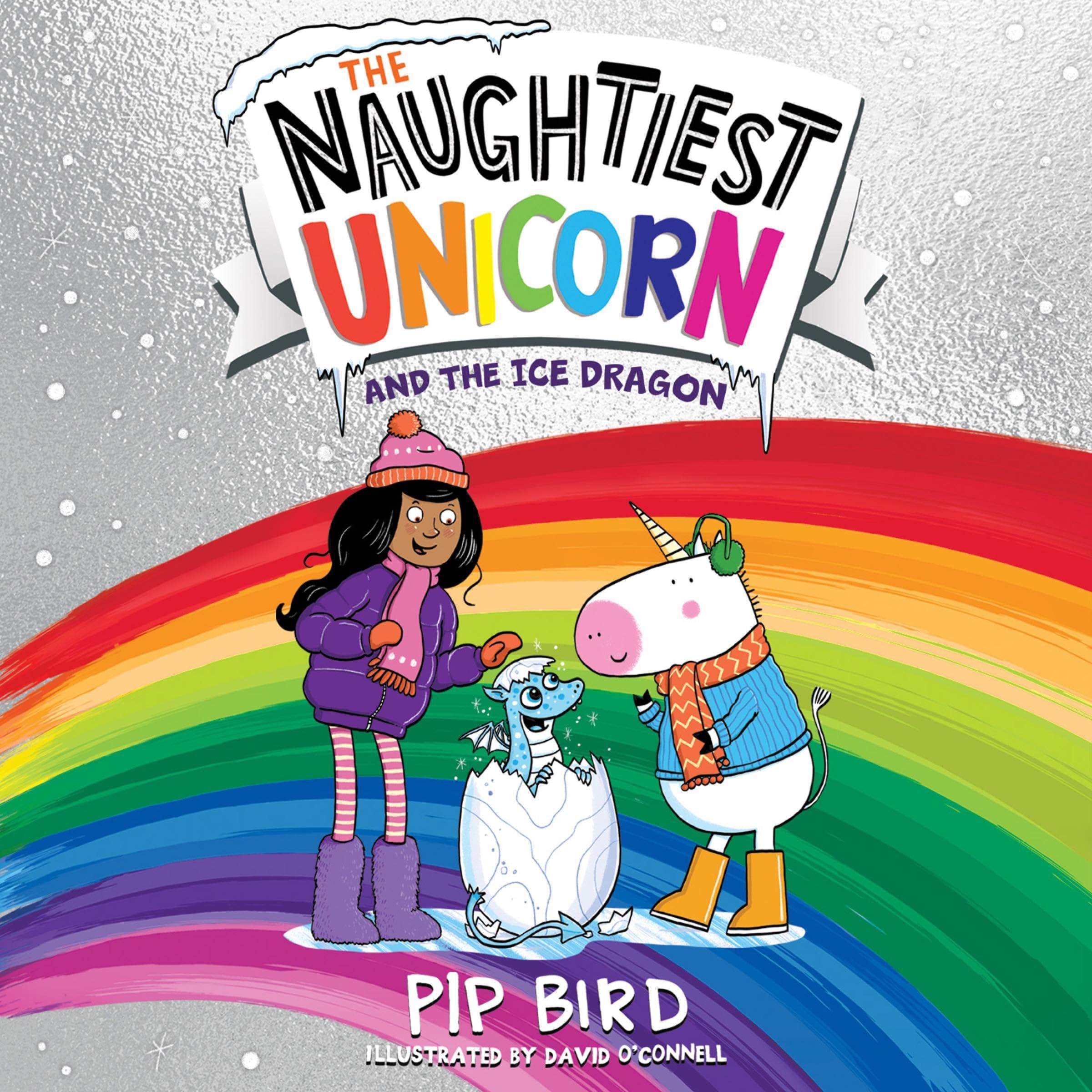 Cover art for The Naughtiest Unicorn and the Ice Dragon
