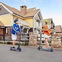 Vista 48 de Segway Ninebot eKickScooter - Electric Scooter for Kids 6-14, w/t Adjustable Handlebar Height (Only C2 Pro) for Riders up to 132 lbs, Includes New
