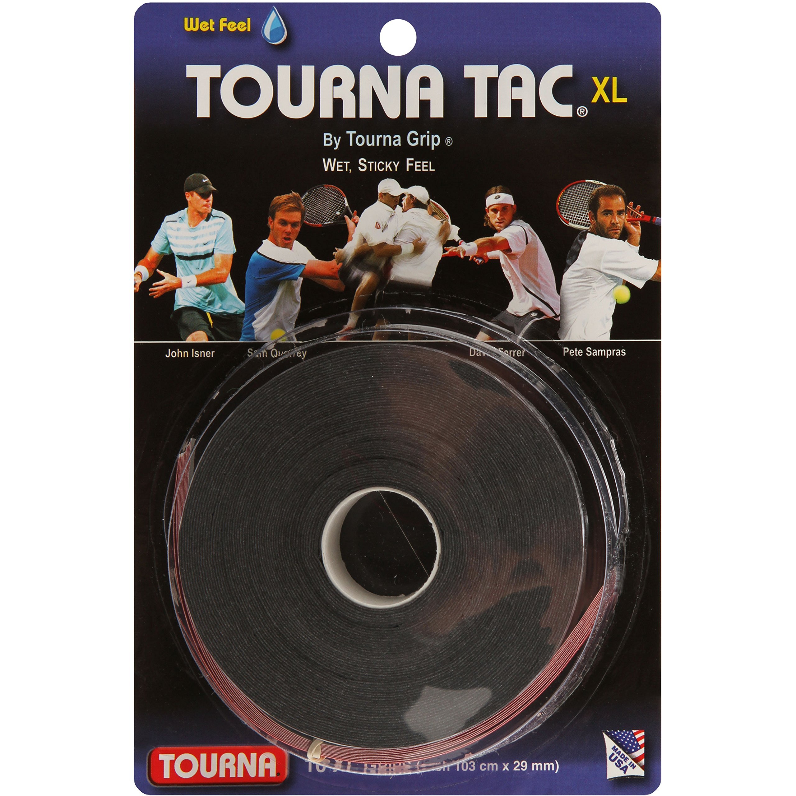 Unique Sports Tourna Tac 10 Pack Tacky Feel Tennis Grip