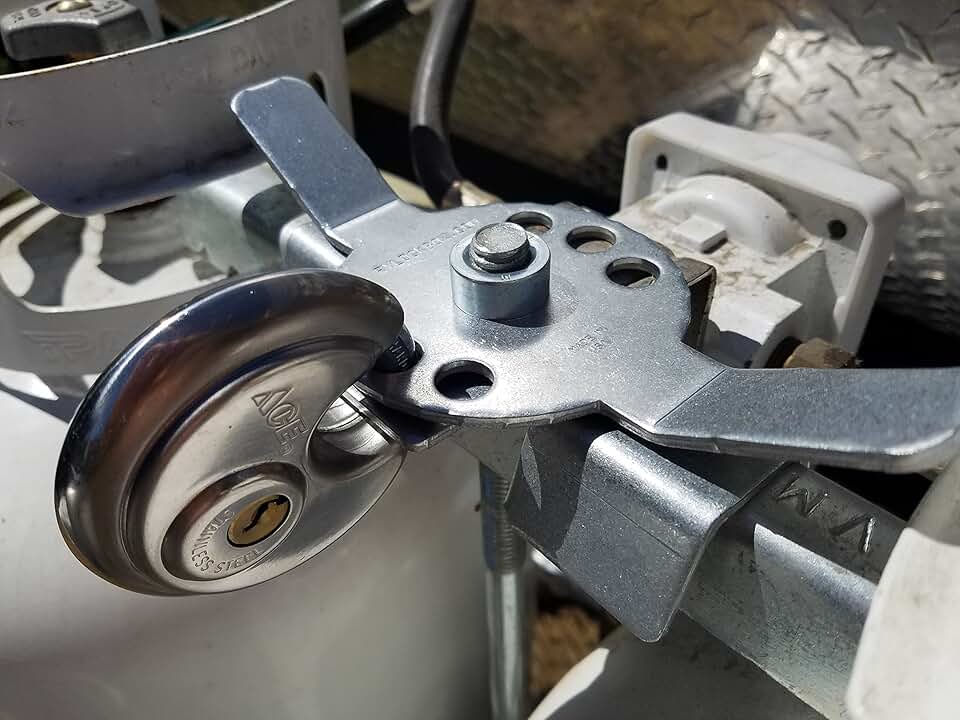 rv propane tank bracket