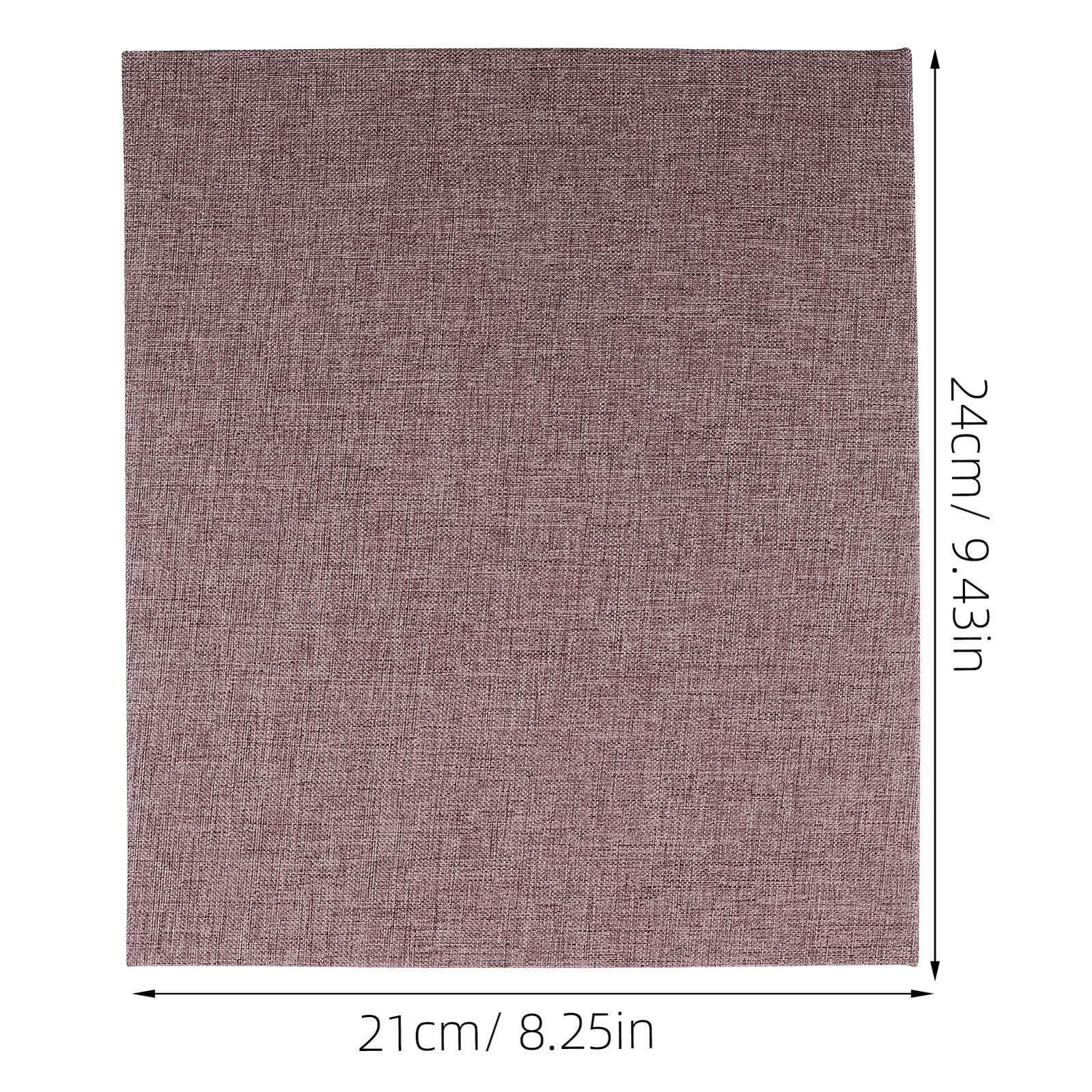3 Stück Ring Binder Cover aus Strapazierfähigem Stoff Leicht Rutschfest Nachfüllbar Schutzhülle für Lose Geeignet für Studenten Büro und Schule Tiefgrau