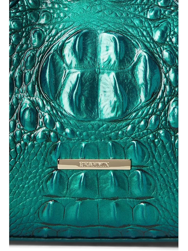 Green Brahmin Rosetta Satchel