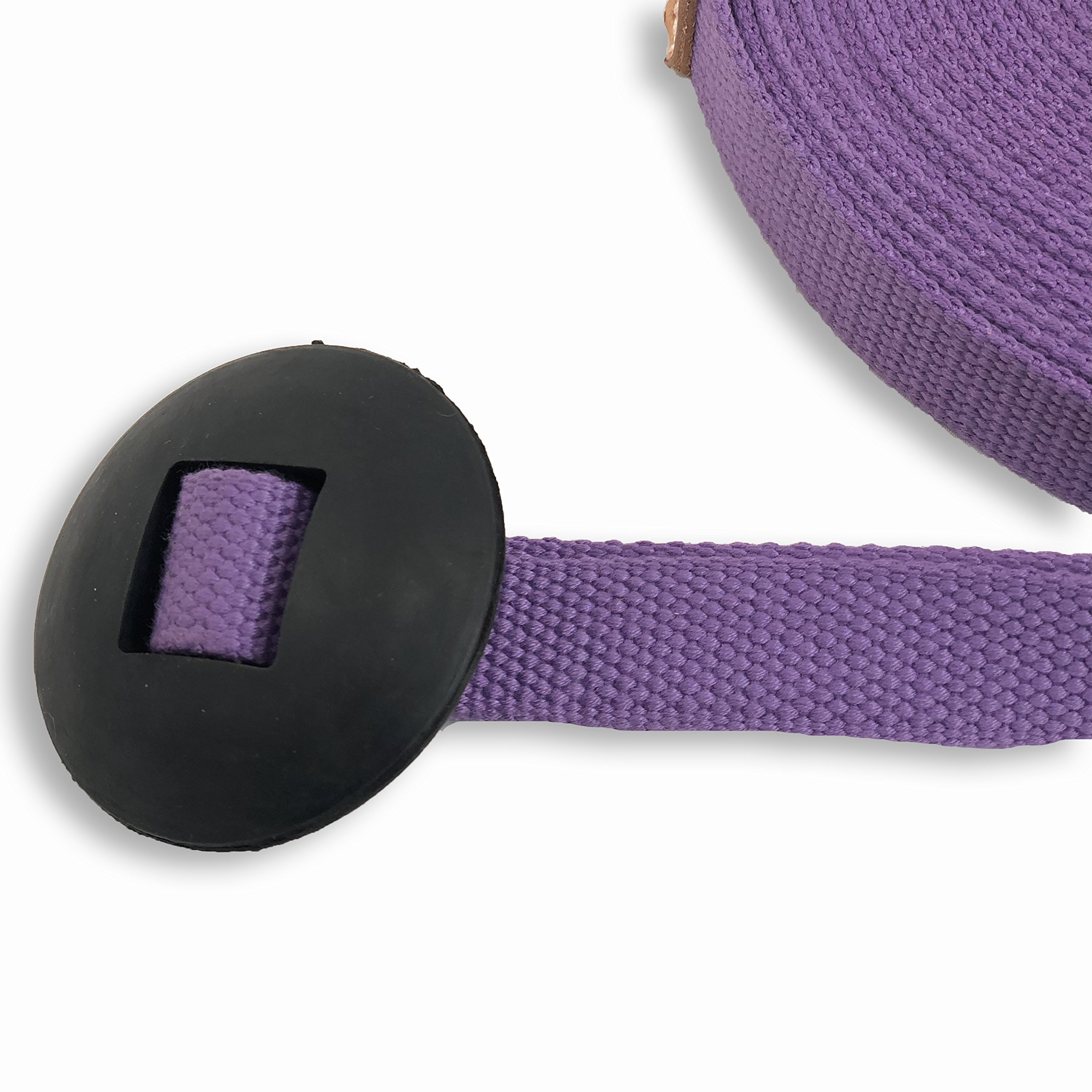 Southwest Equine - Almuerzo de algodón plano con cierre de perno y tope de goma, 89 cm, 35', Lavanda