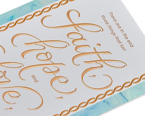 Miniatura 6 de Tarjeta de condolencia religiosa de American Greetings (Fe, Esperanza y Amor)