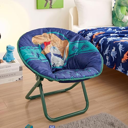 Miniatura 80 de Idea Nuova Paw Patrol Skye - Silla plegable Saucer™ de 19 pulgadas con marco de metal rosa, a partir de 3 años Avengers / Gris,Pistas de