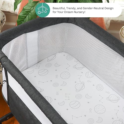 Miniatura 3 de TansyPanda - Sábanas de moisés para bellababy, Besrey, AMKE y Milliard, 3 piezas, 18 x 30 pulgadas, ultra suaves, transpirables, ajuste cómodo,