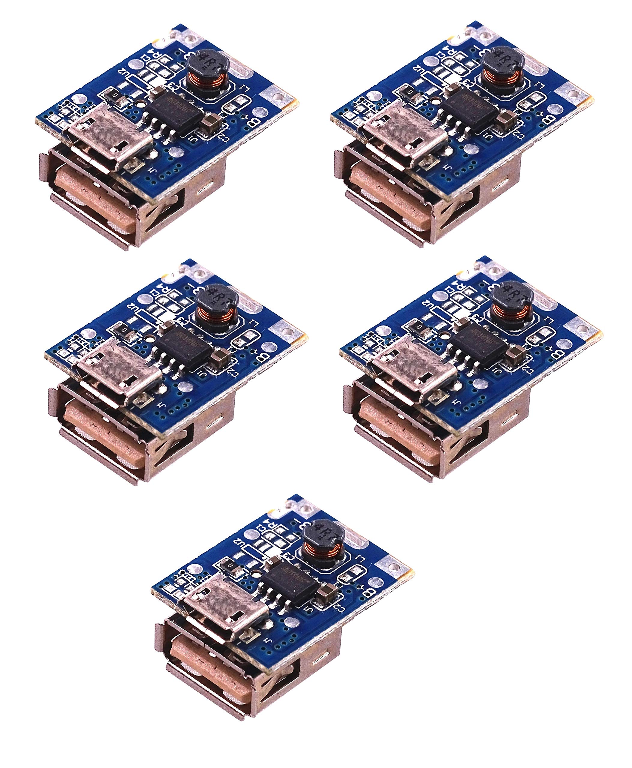 INVENTO 5pcs 5V Step-Up Power Module Lithium ion Battery Charging Board Boost Converter Usb For DIY Power Bank circuit Charger-image-30