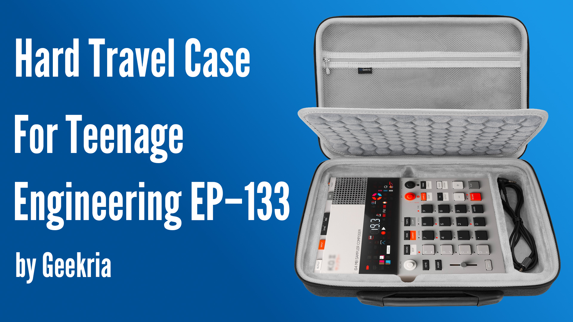 Amazon.com: GEEKRIA Hard Shell Travel Case Compatible with Teenage
