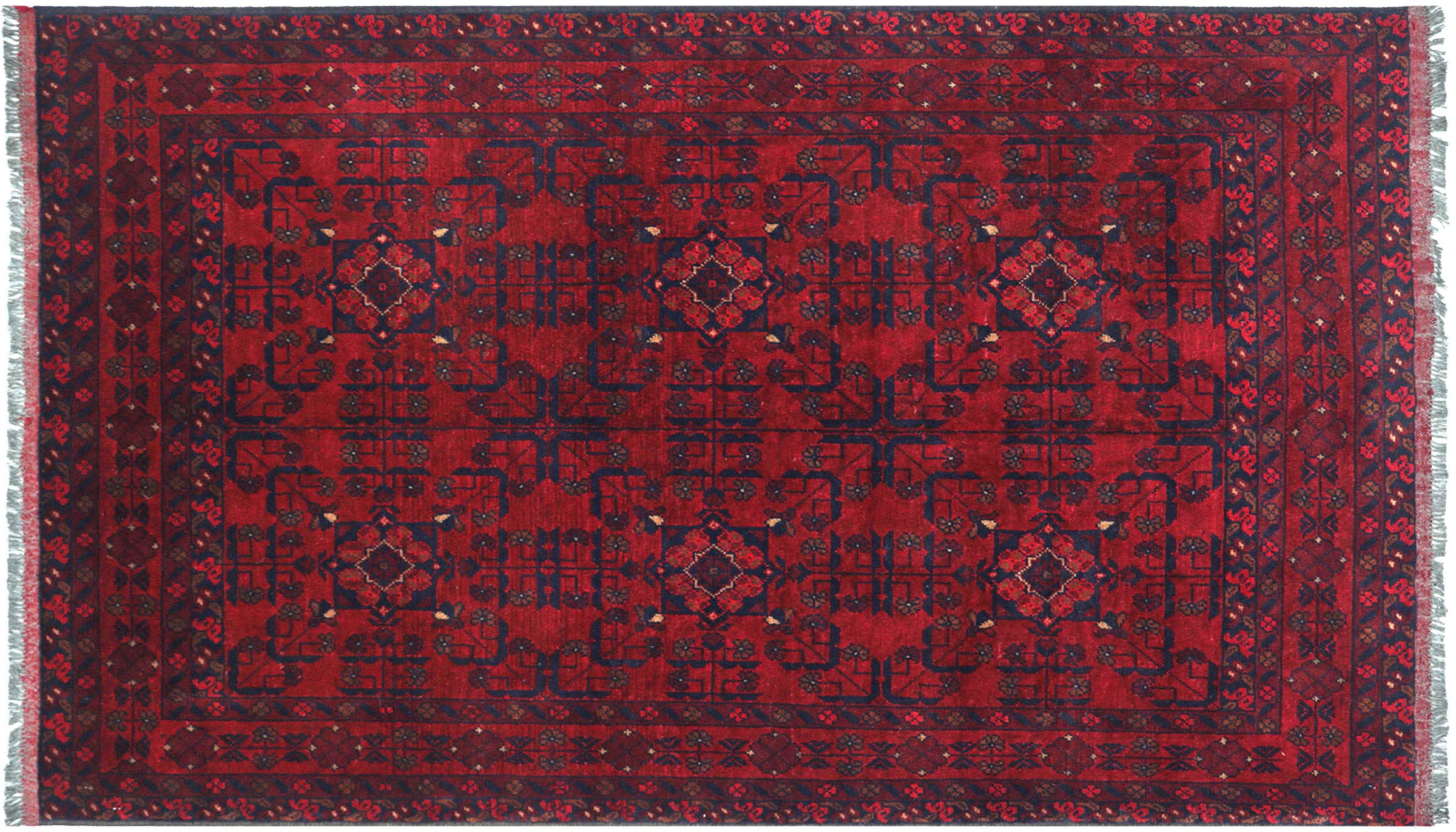 Tapis de sol afghan marron pour réchauffer l'ambiance du salon salon