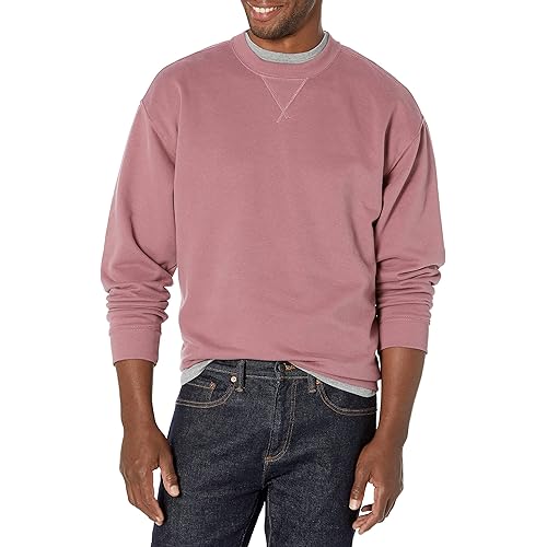 GAP Men's Vintage Soft Drop Shoulder Crew Sweatshirt