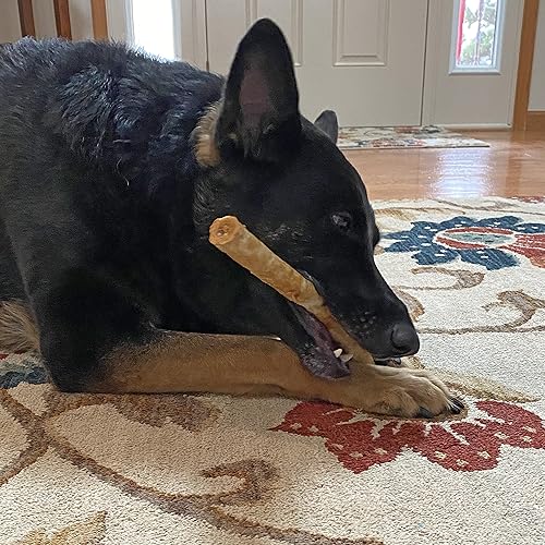 Miniatura 3 de Fieldcrest Farms Nothing to Hide - Rollos grandes alternativos de cuero crudo natural de 10 pulgadas para perros, paquete de 3 (6 masticables)