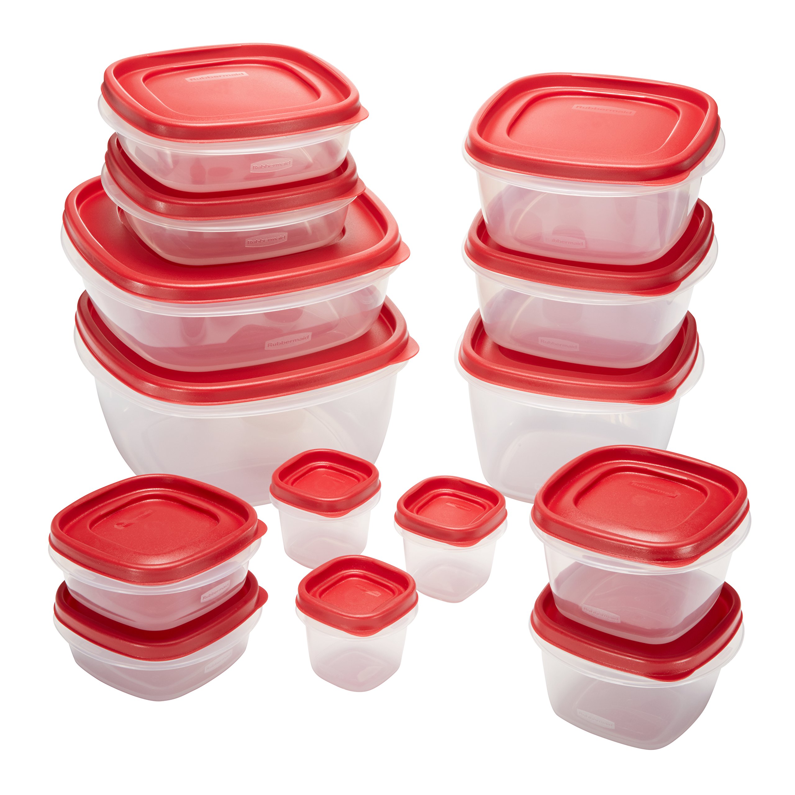 Amazon | Rubbermaid Easy Find Lid Food Storage Set, Multiple, 28