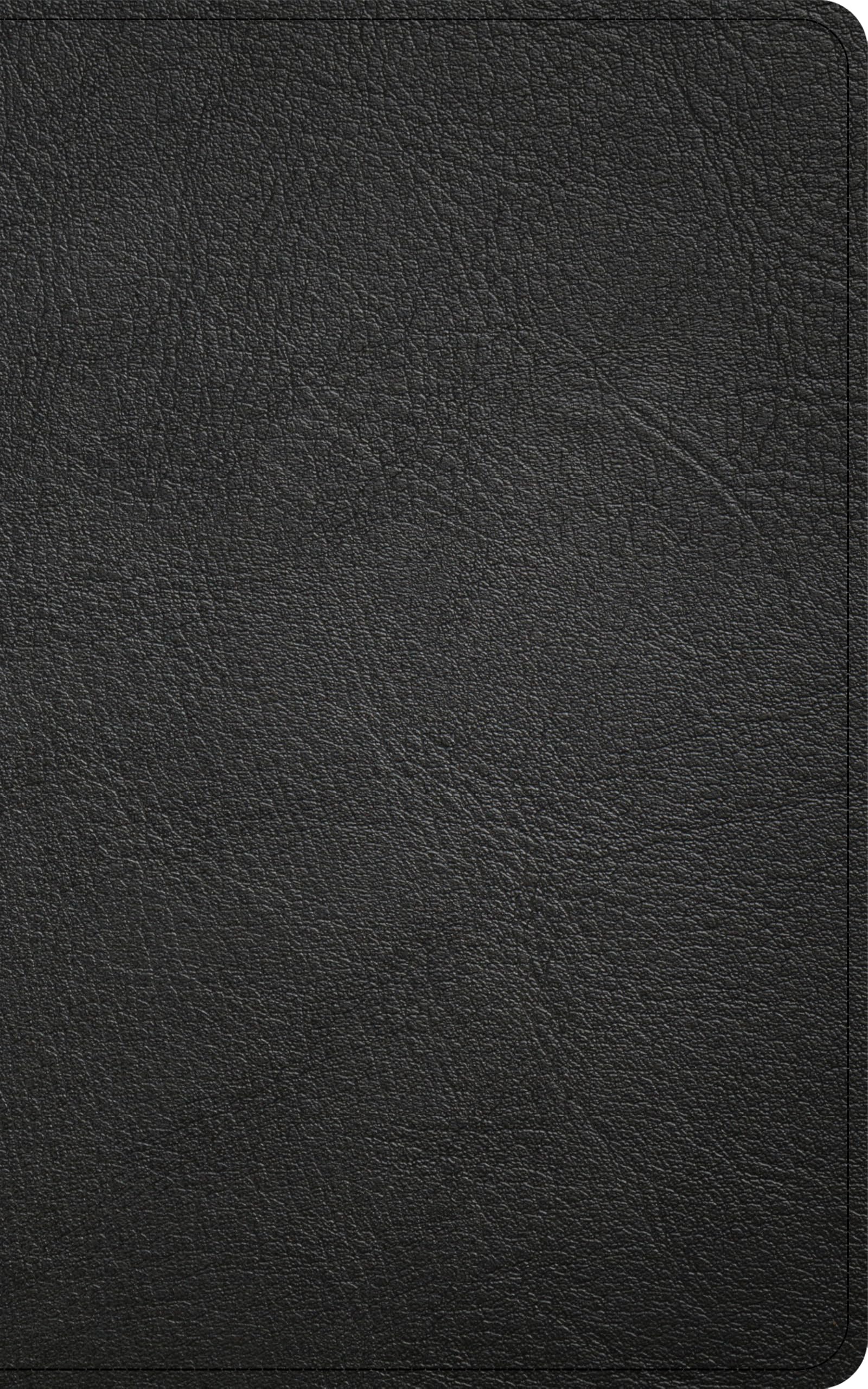 CSB Single-Column Personal Size Reference Bible, Black: Christian Standard Bible, Black, Premium Goatskin, Holman Handcrafted Collection, Single-column, Personal Size, Reference