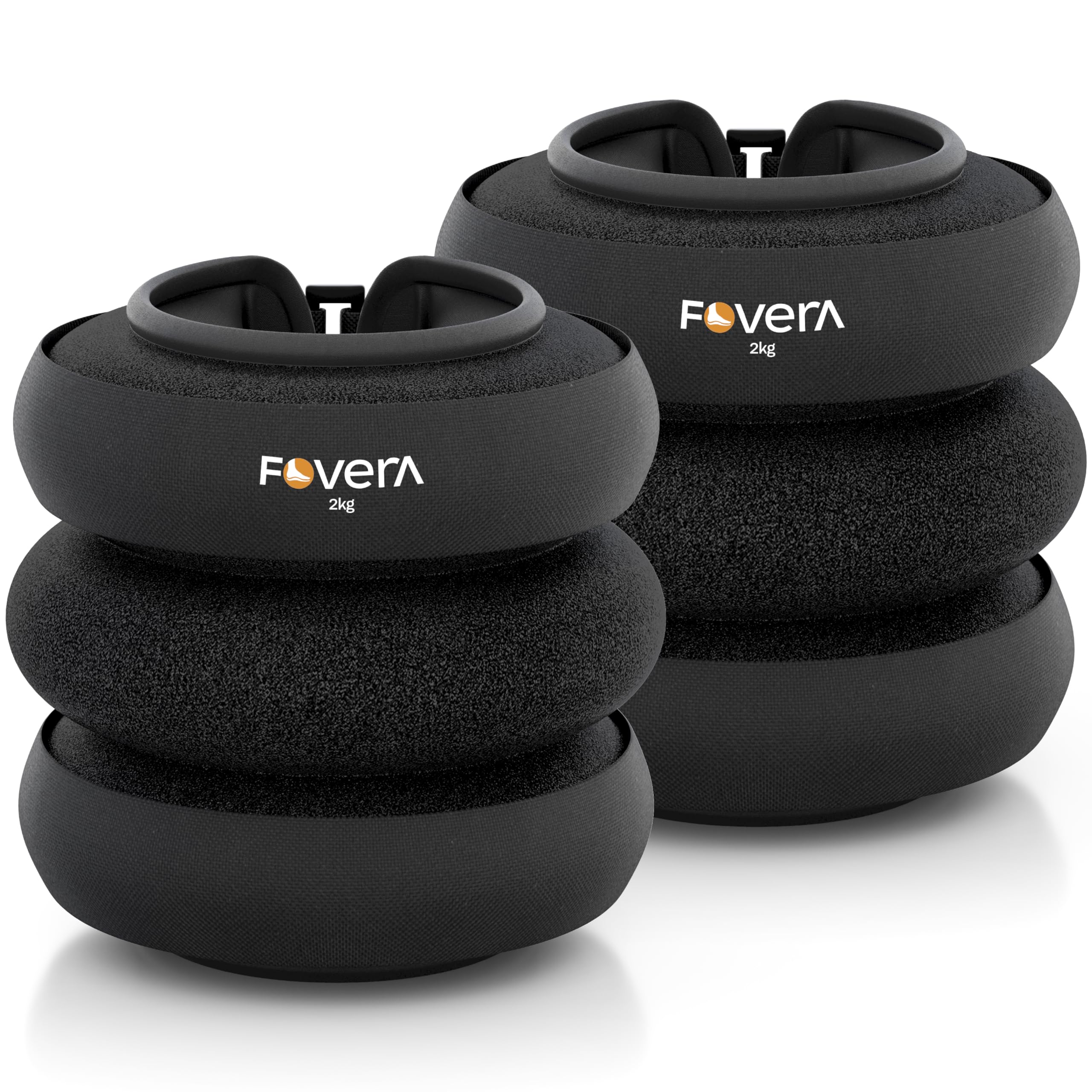 FOVERA Weight Cuff (2 kg) for Strength Gain, Physiotherapy & Rehabilitation | For Men & Women | Adjustable Strap | For Muscle Strength Exercise & Workout (Pack of 2)-image-20