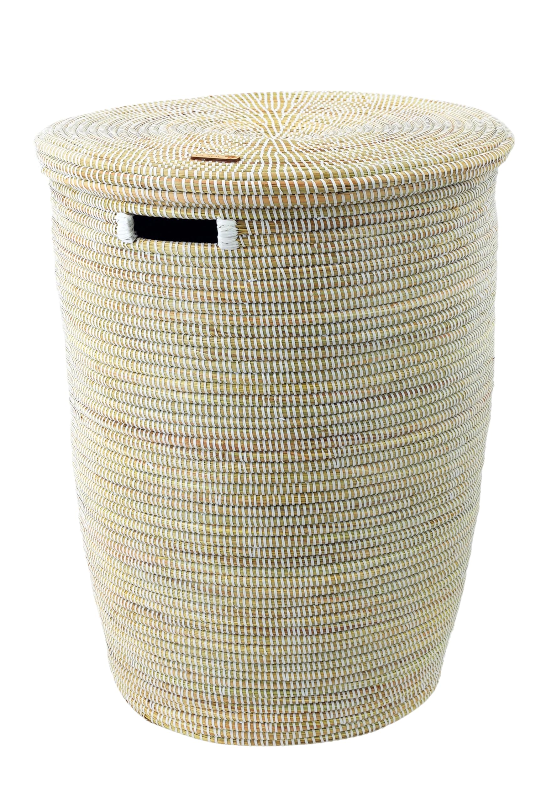 Grote Wasmand Met Deksel - 85L Geweven Opbergmand Voor Speelgoed Dekens En Was