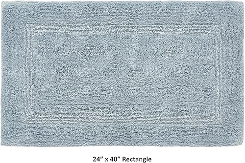 Miniatura 2 de Better Trends Pan Overseas - Alfombras de baño reversible Lux 200 GSF de 100% algodón - Paquete de 2 alfombras