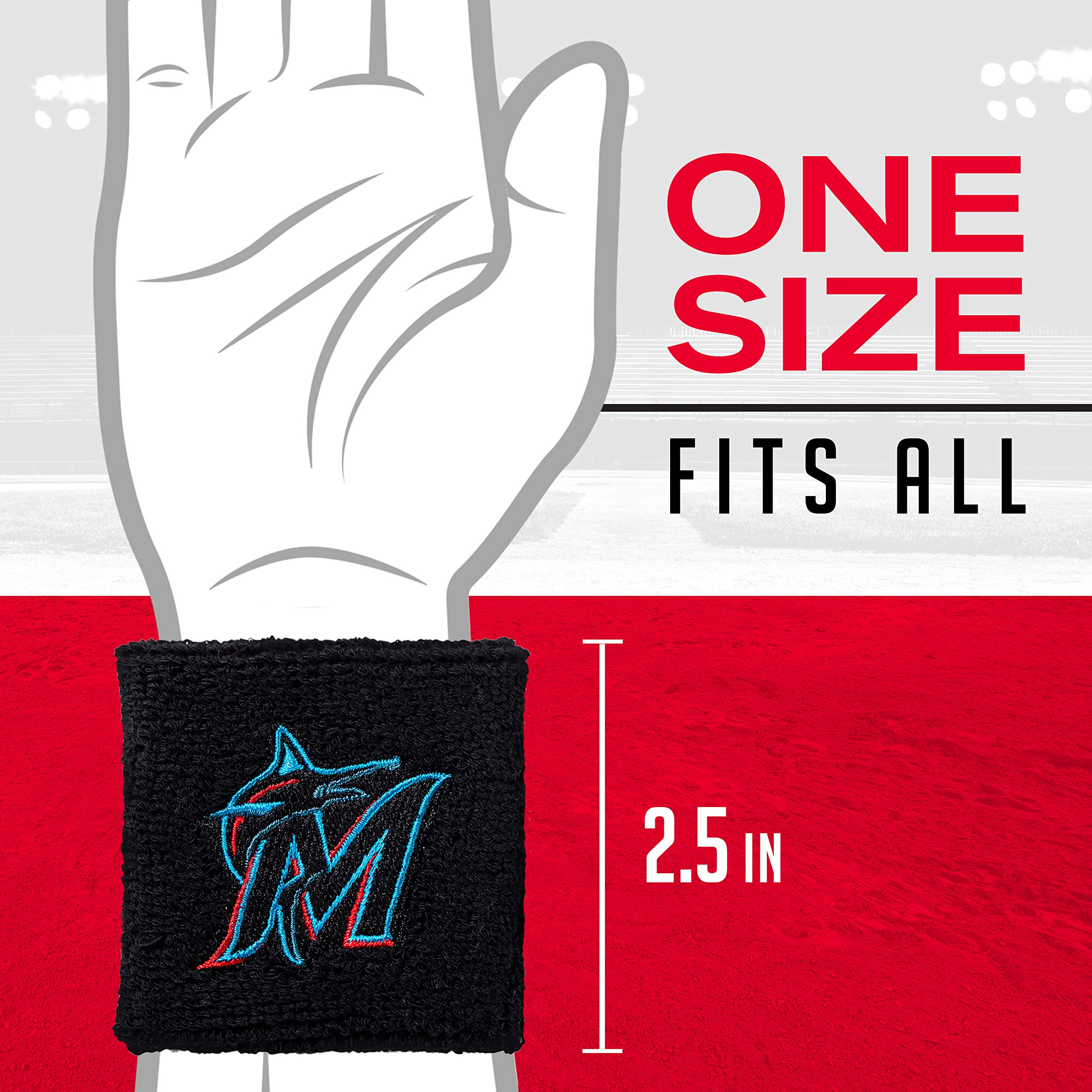 MLB Team - Braccialetti Da Baseball Con Logo Della Squadra MLB