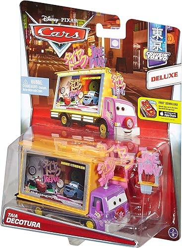Miniatura 3 de Disney Car Toys Diecast, camión de pantalla de TV japonés de gran tamaño