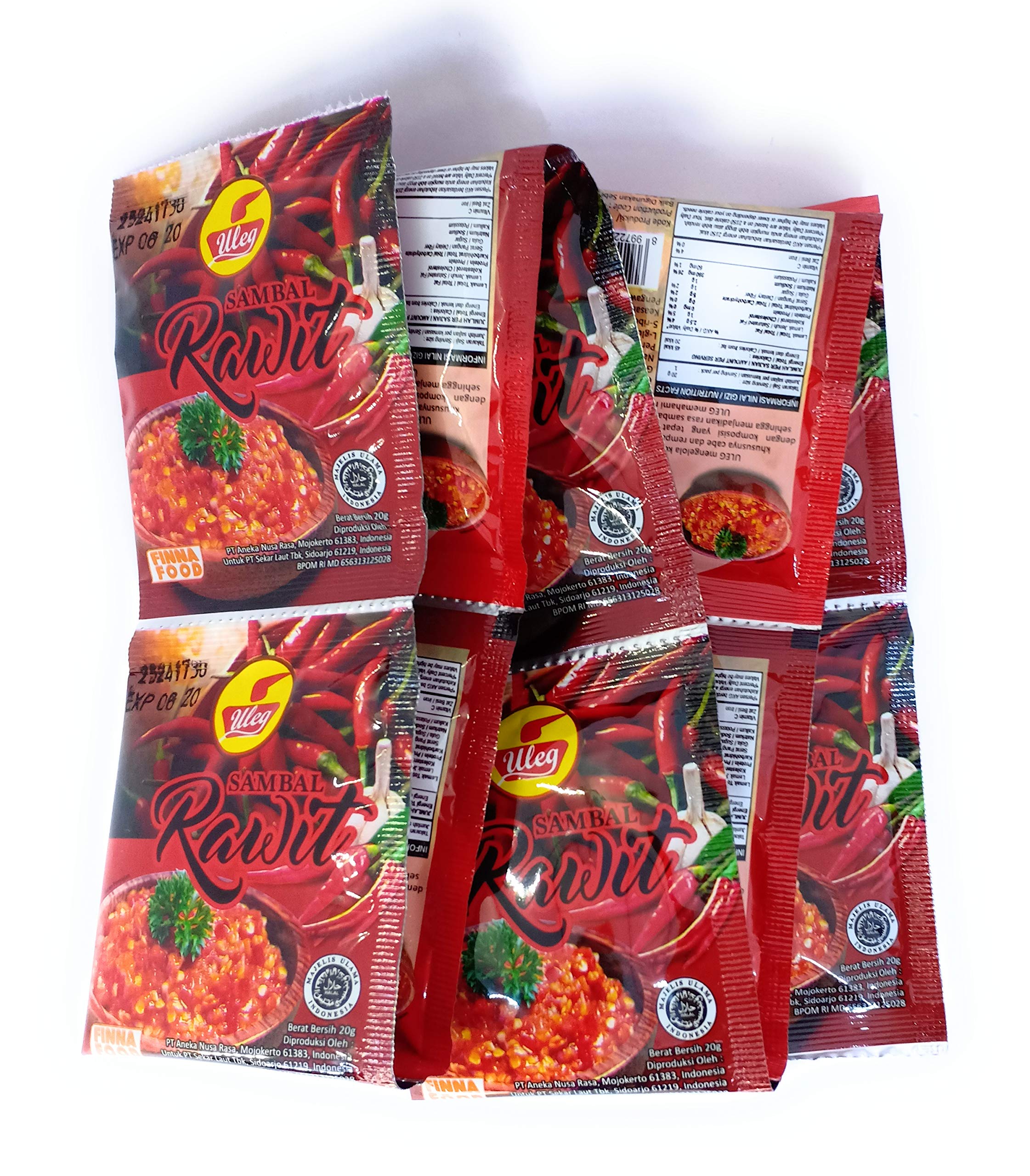 Amazon.com : Uleg Sambal Rawit (Cayenne pepper Paste), 20 Gram (10