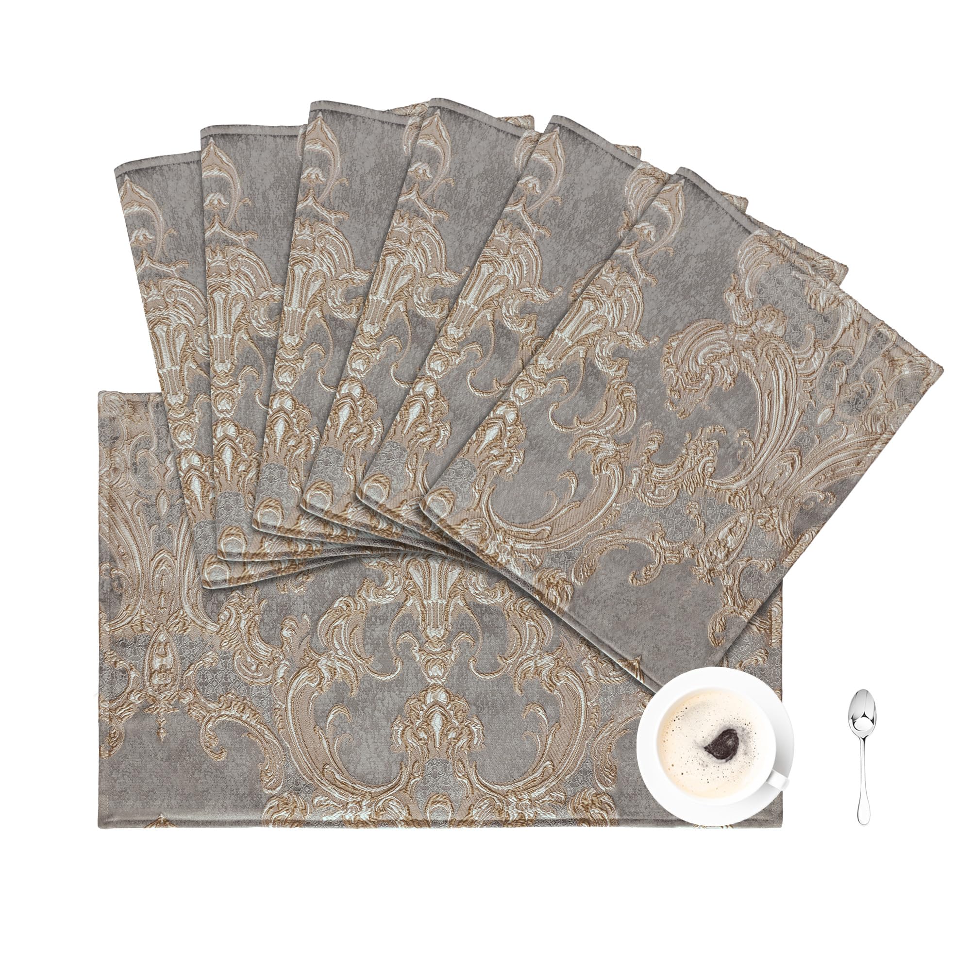 Amazon.com: Loom and Mill Luxury Placemats Set of 6 for Dining