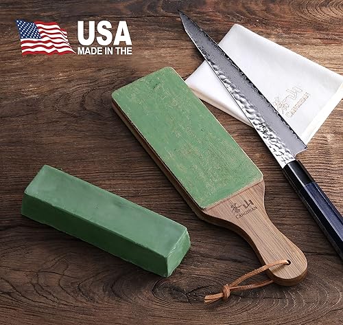 Miniatura 2 de Cangshan 1026382 Barra compuesta de pulido micro fina, 20 oz. Fabricado en Estados Unidos