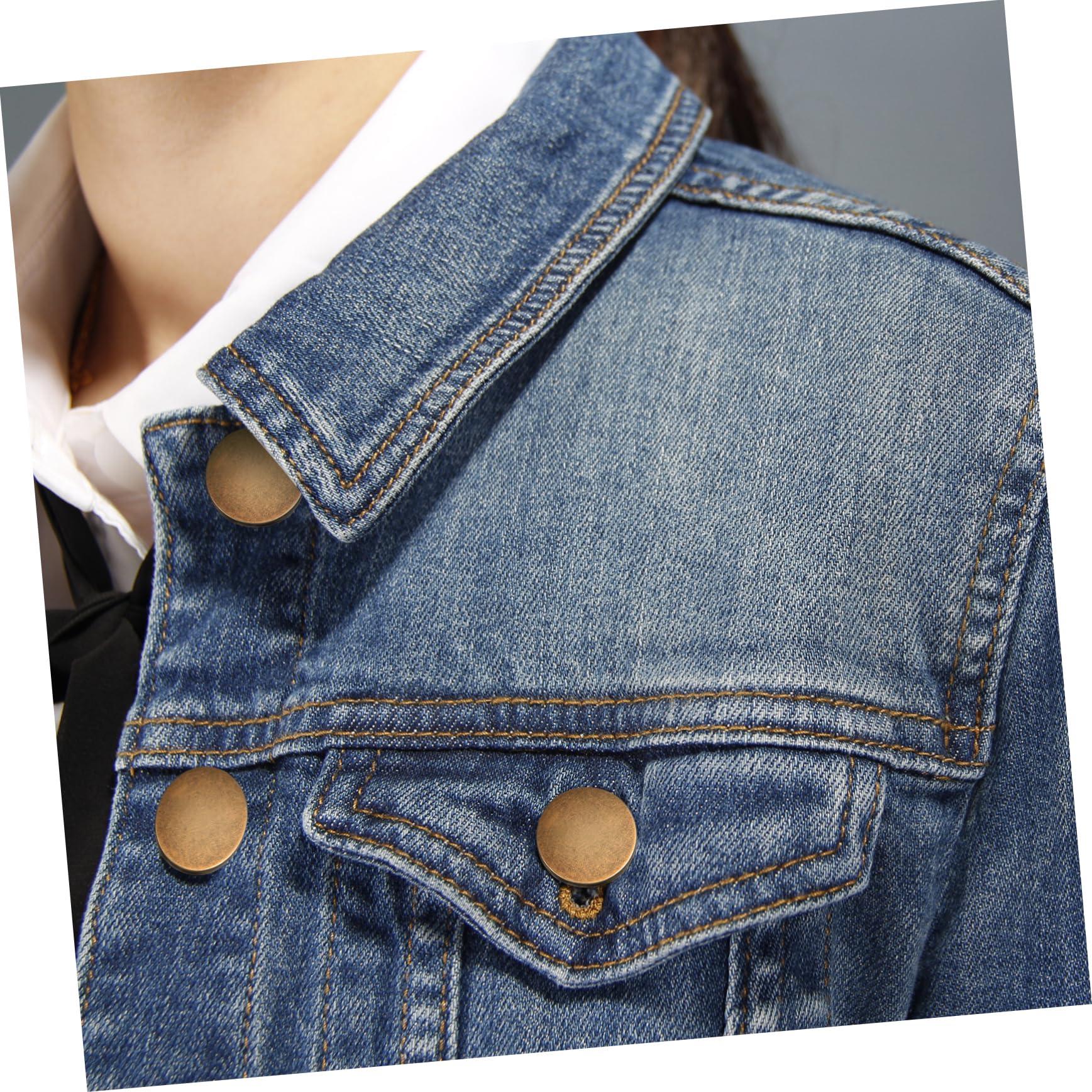 OSALADI 4 Set Bottone in Vita Tenditore Blu Cucire Pantaloni Bottone Dei Jeans Affrettato Tenditori Sostituzione Clip Per Stringere La Vita Stringi Bottoni Jeans Lega Di Zinco 30 Pezzi*4