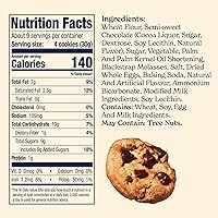 Vista 2 de Famous Amos Galletas clásicas con chispas de chocolate, galletas del tamaño de un bocado, dulces dulces, caja de 10 unidades, bolsa de 1 onza