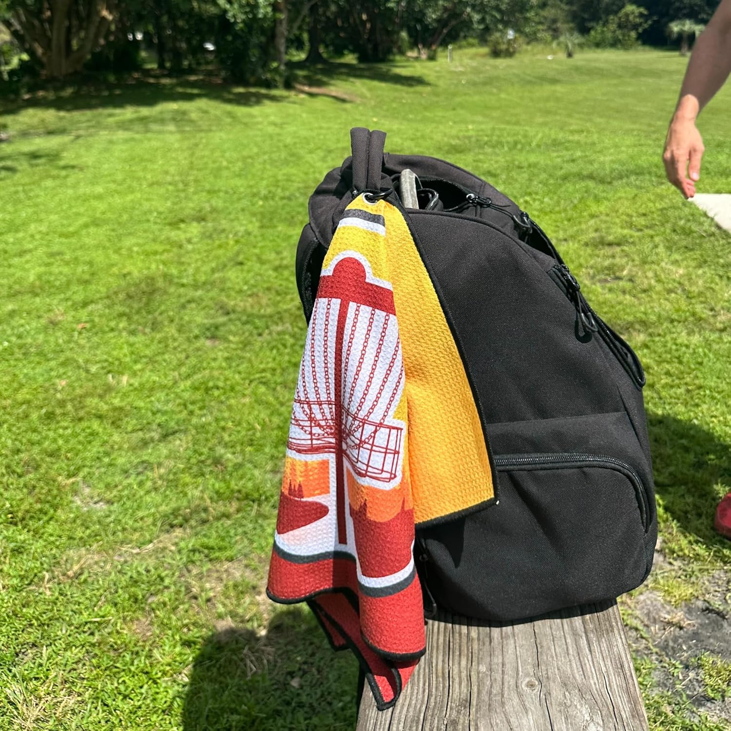 Disc Golf Towel - Highly Absorbent Quick Dry Microfiber with Grommet and Clip for Disc Golf Bags and Carts. 15x23 inches - Image 5