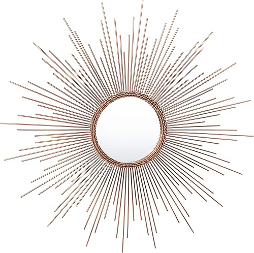 SAFAVIEH Home Genevieve Copper Sunburst - Espejo decorativo de 30 pulgadas