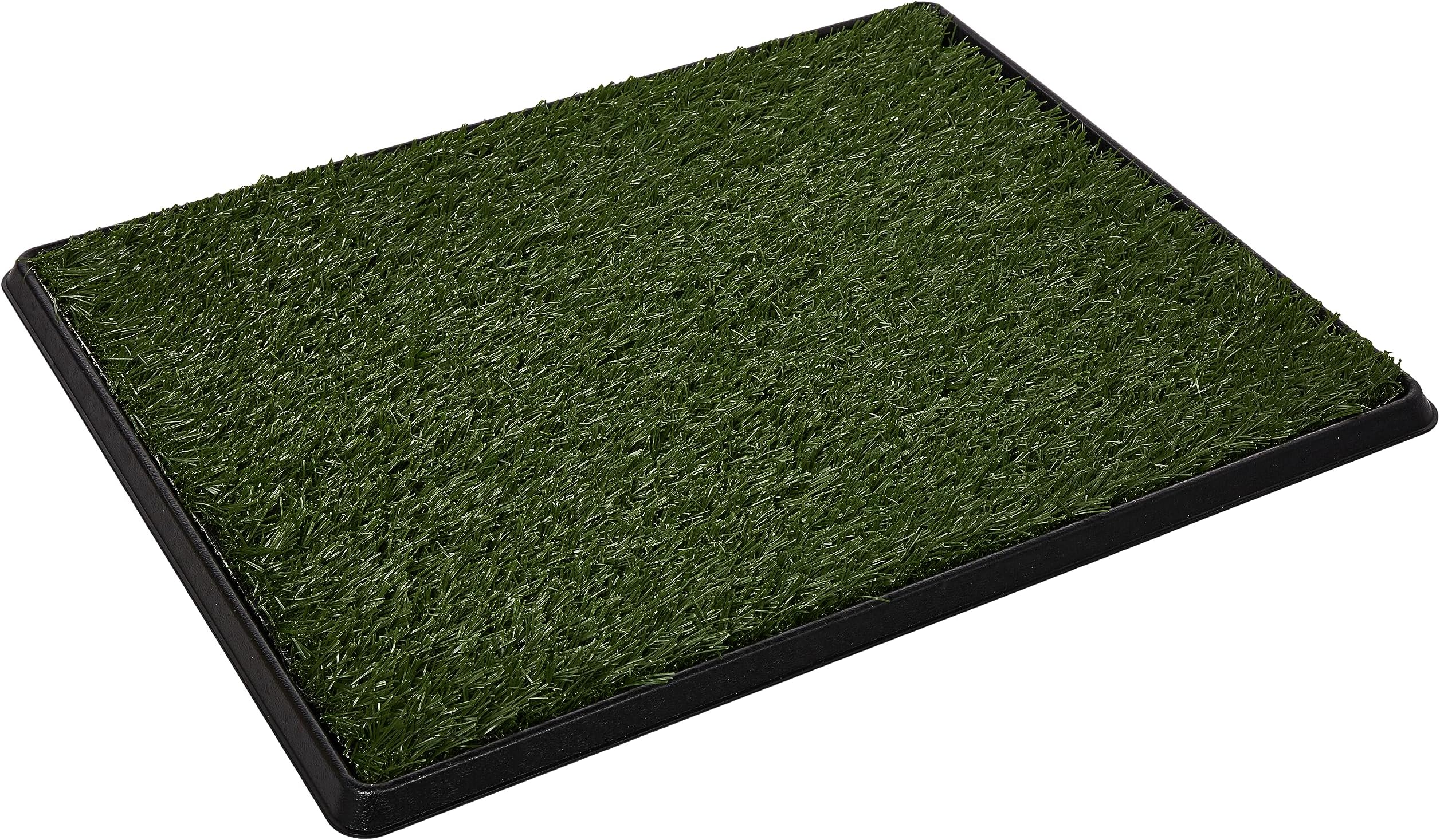 Artificial Grass Puppy Pee Pad for Dogs and Small Pets - 20x25 Inch, Reusable 3-Layer Turf Pads for Dogs with Tray - Indoor and Outdoor Fake Grass Potty Pet Supplies by PETMAKER