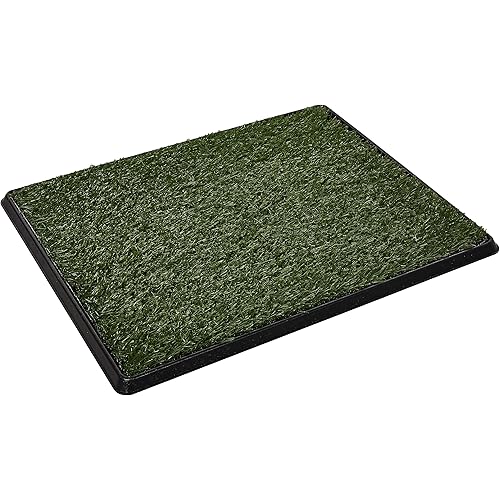 Artificial Grass Puppy Pee Pad for Dogs and Small Pets - 20x25 Inch, Reusable 3-Layer Turf Pads for Dogs with Tray - Indoor and Outdoor Fake Grass Potty Pet Supplies by PETMAKER