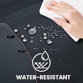 PIDO Car Seat Protector for Child Car Seat, Auto Seat Cover for Carseat Protection with Thick Padding, Waterproof Fabric and Non-Slip Base - Universal Fit for Leather and Fabric Upholstery