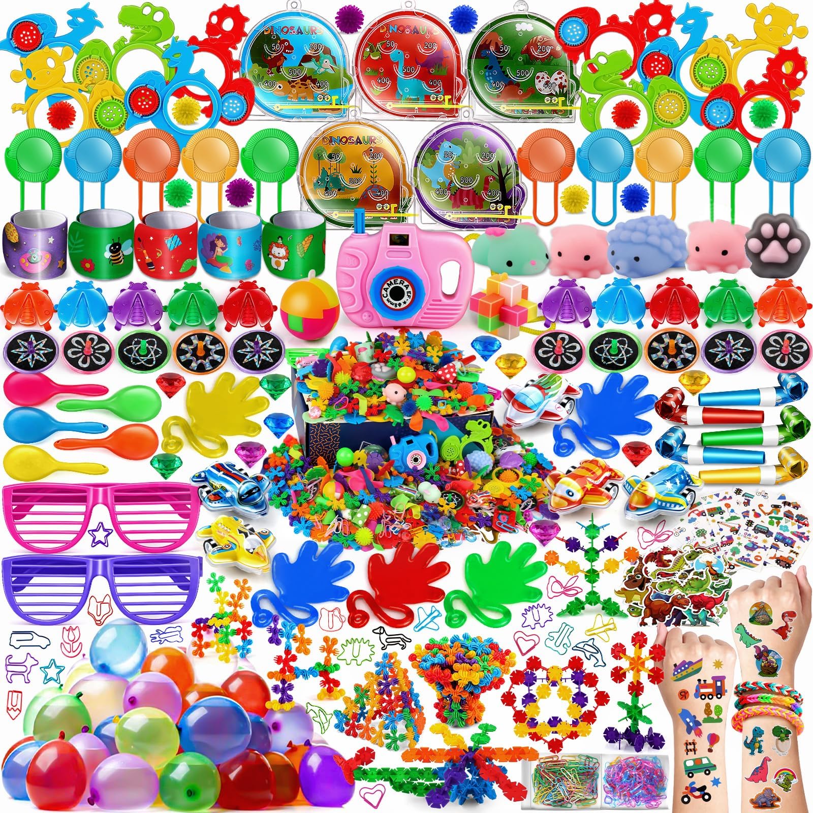 nicknack Party Bag Fillers for Kids Unisex, 800PCS Party Fillers for Kids Party Bags,, Assortment Stocking Fillers Boys Girls Lucky Dip Prizes