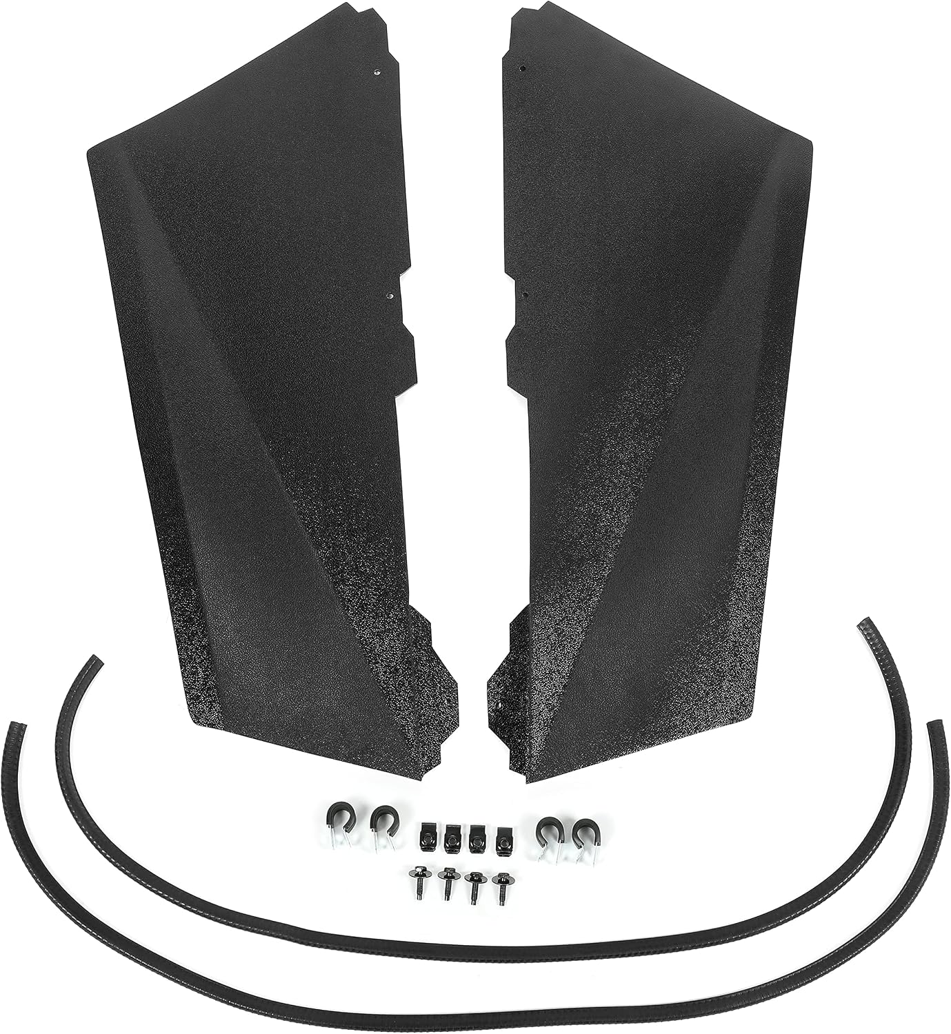 KUAFU Lower Door Panel Insert Compatible with 2014-2019 Wildcat Trail 700 Sport 700 Extensions Black 2Pcs