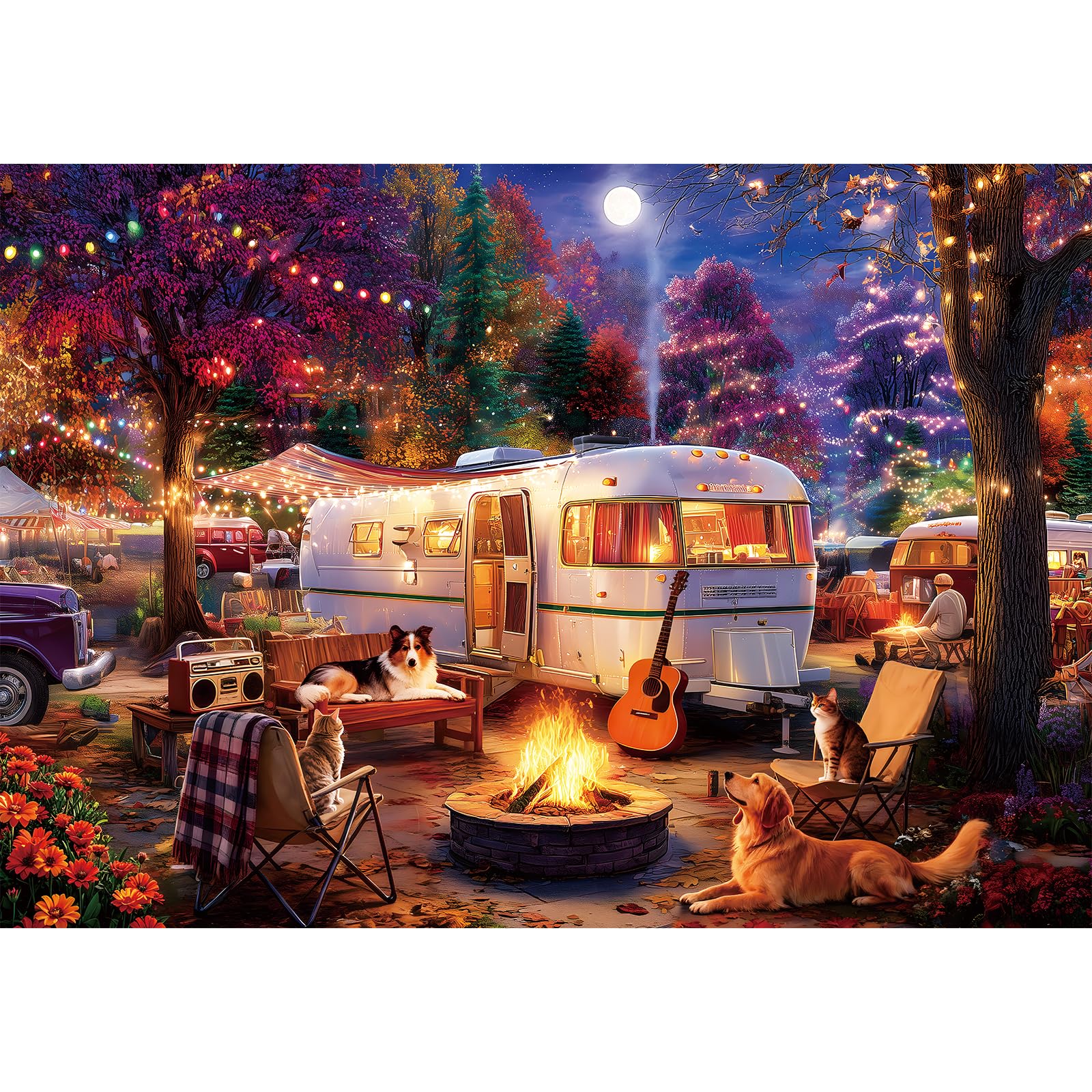 Photo 1 of 2000 Piece Puzzle for Adults – Stunning Panoramic National Parks Jigsaw Puzzle – America’s Parks Nature Puzzle Gift – Eco-Friendly Durable Pieces, 39" x 28"