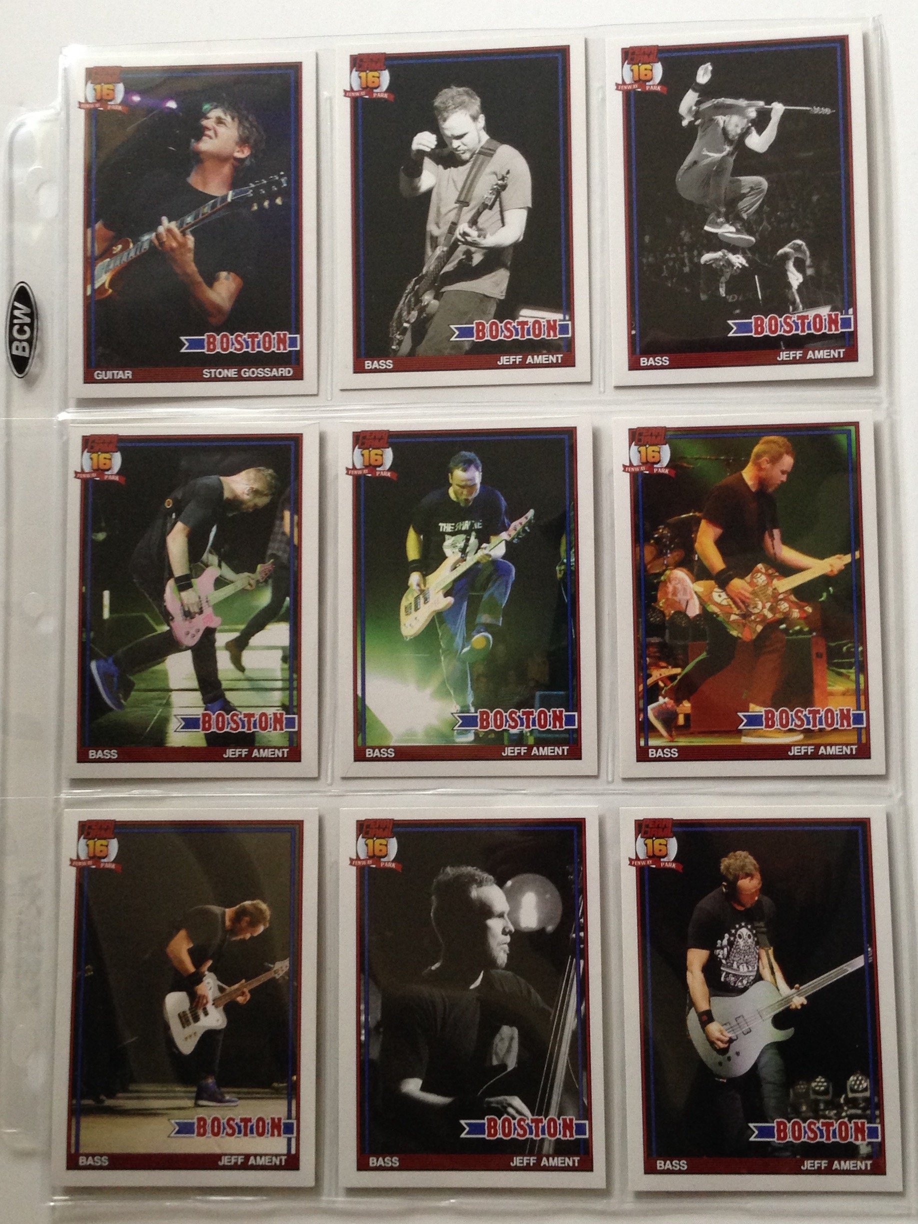 Amazon.com: Pearl Jam Boston baseball card set 64 card set Fenway