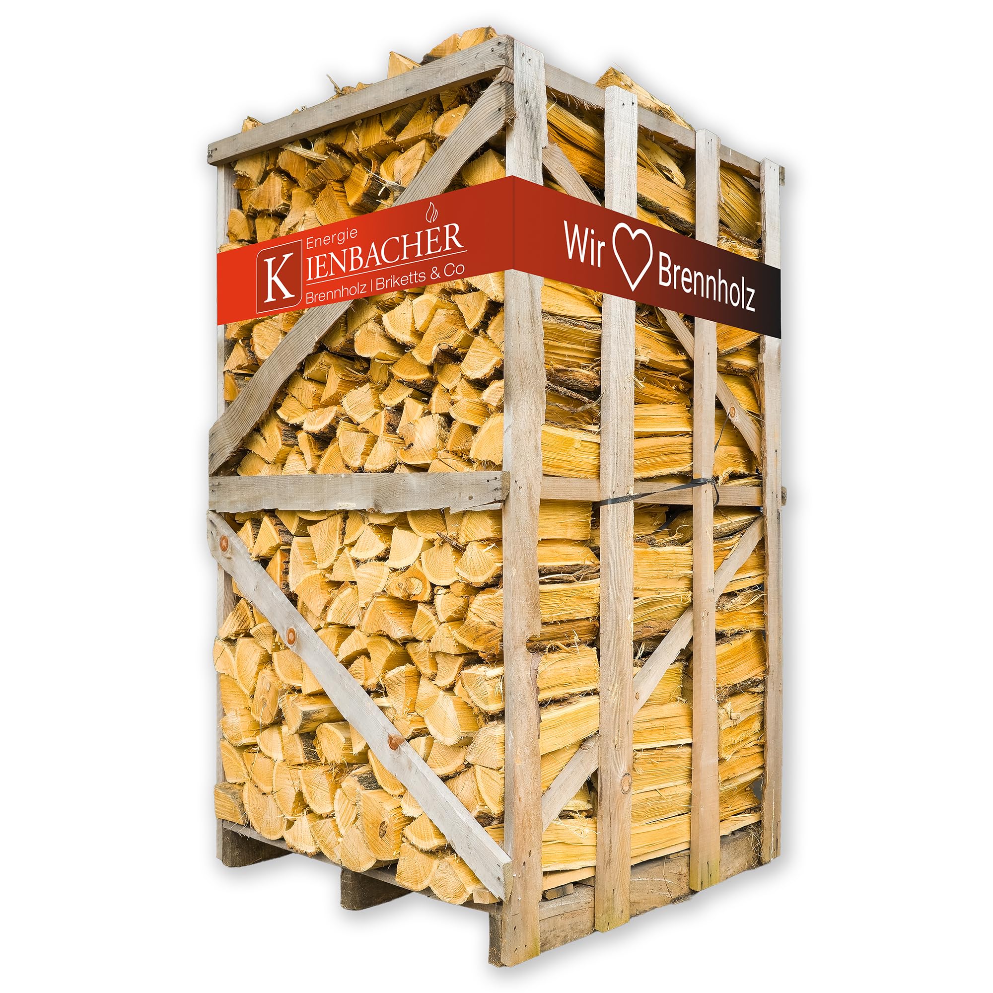 Brennholz Akazie 33 cm 1,8 RM TOP Kaminholz Scheitholz Kamin Ofen Holz Feuerschale Lagerfeuer trocken Premium | 1 x Holzboxen | Energie Kienbacher