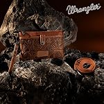 Wrangler Western Cowhide Crossbody Bags for Women Clutch Wristlet Purse | Western