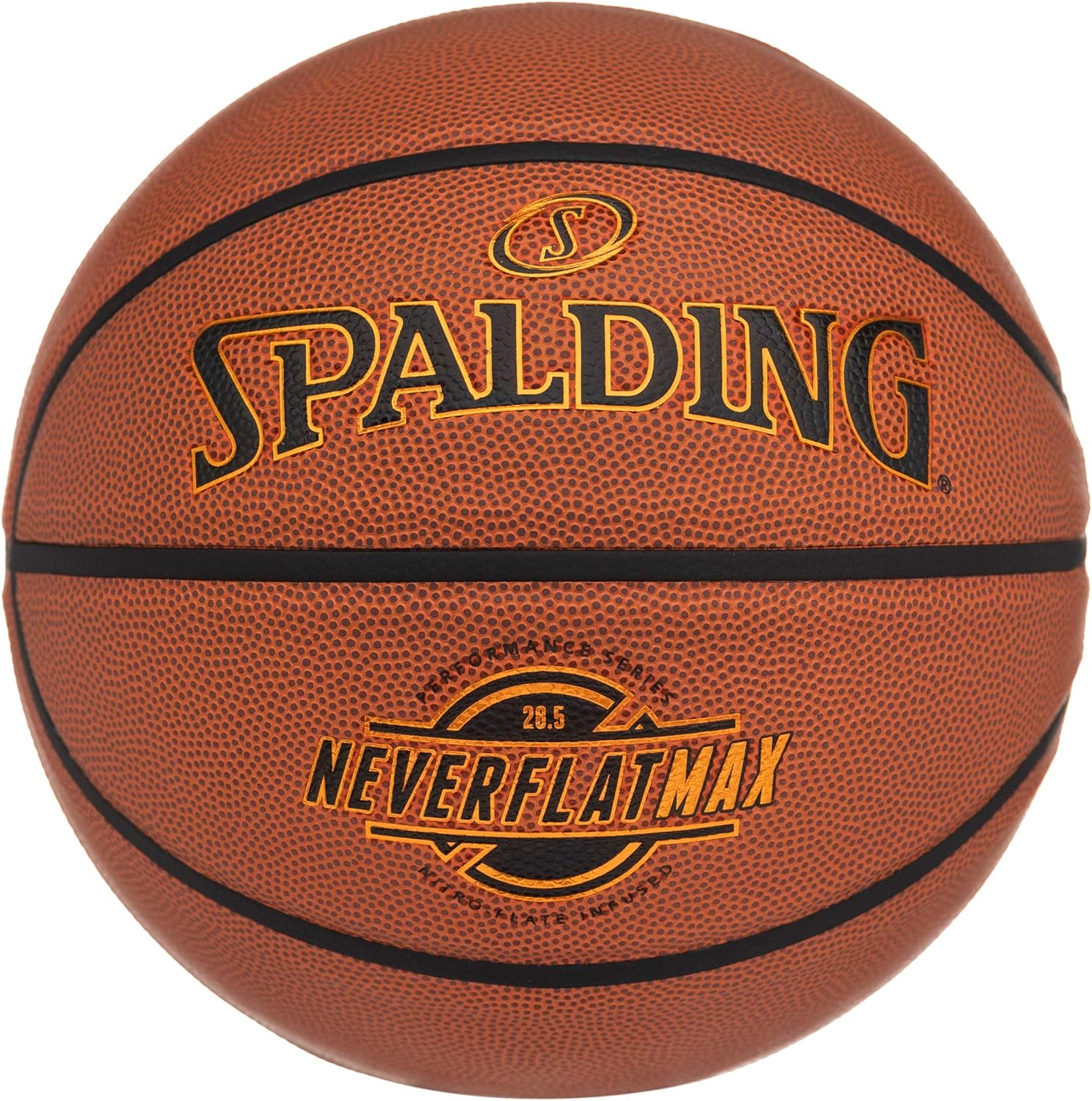 Spalding NeverFlat Max Indoor-Outdoor Basketball