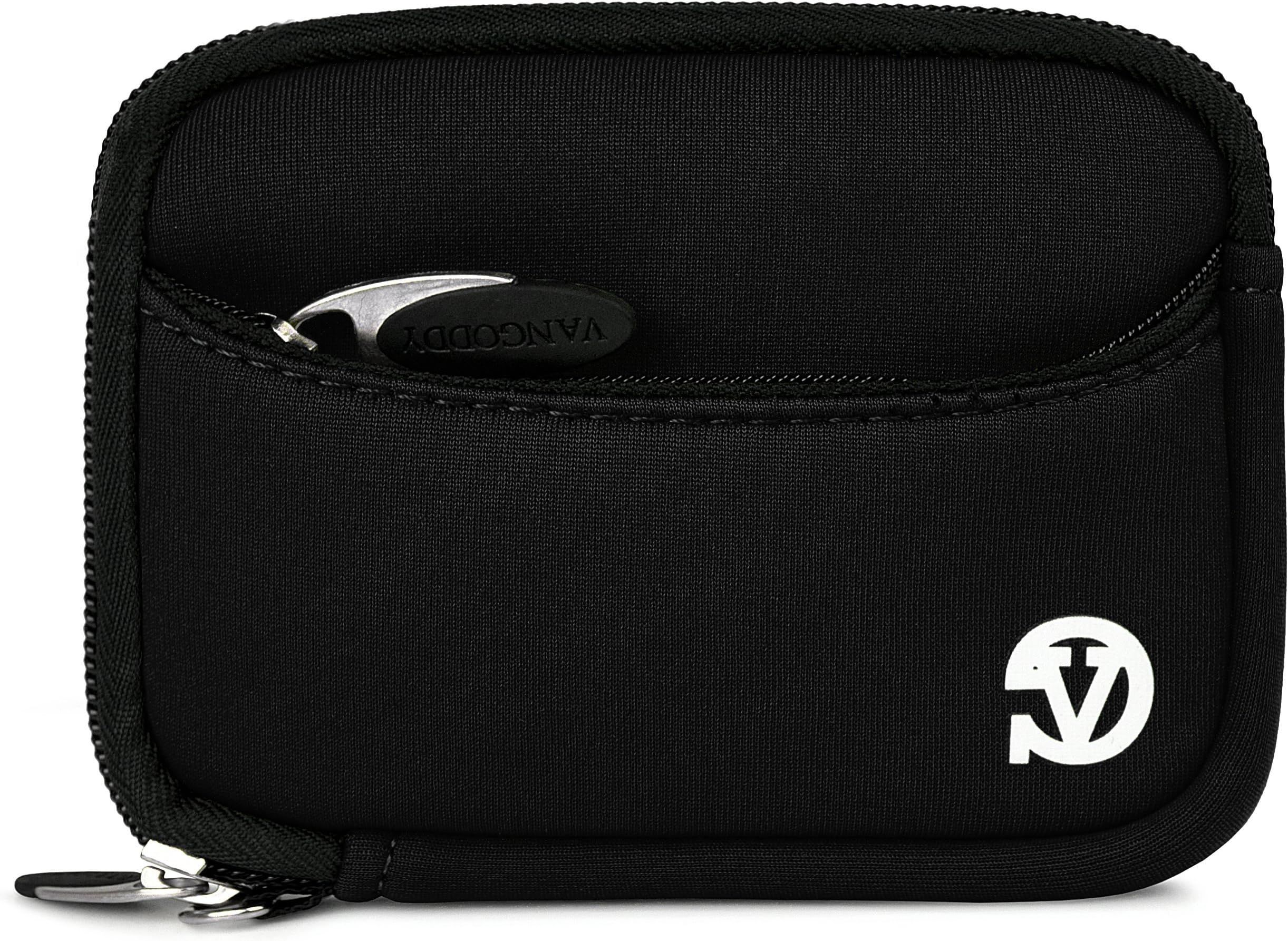VanGoddy Mini Glove Sleeve Pouch Case for Canon PowerShot S120, S110, S100, S95, S90 Point and Shoot Digital Cameras (Black)