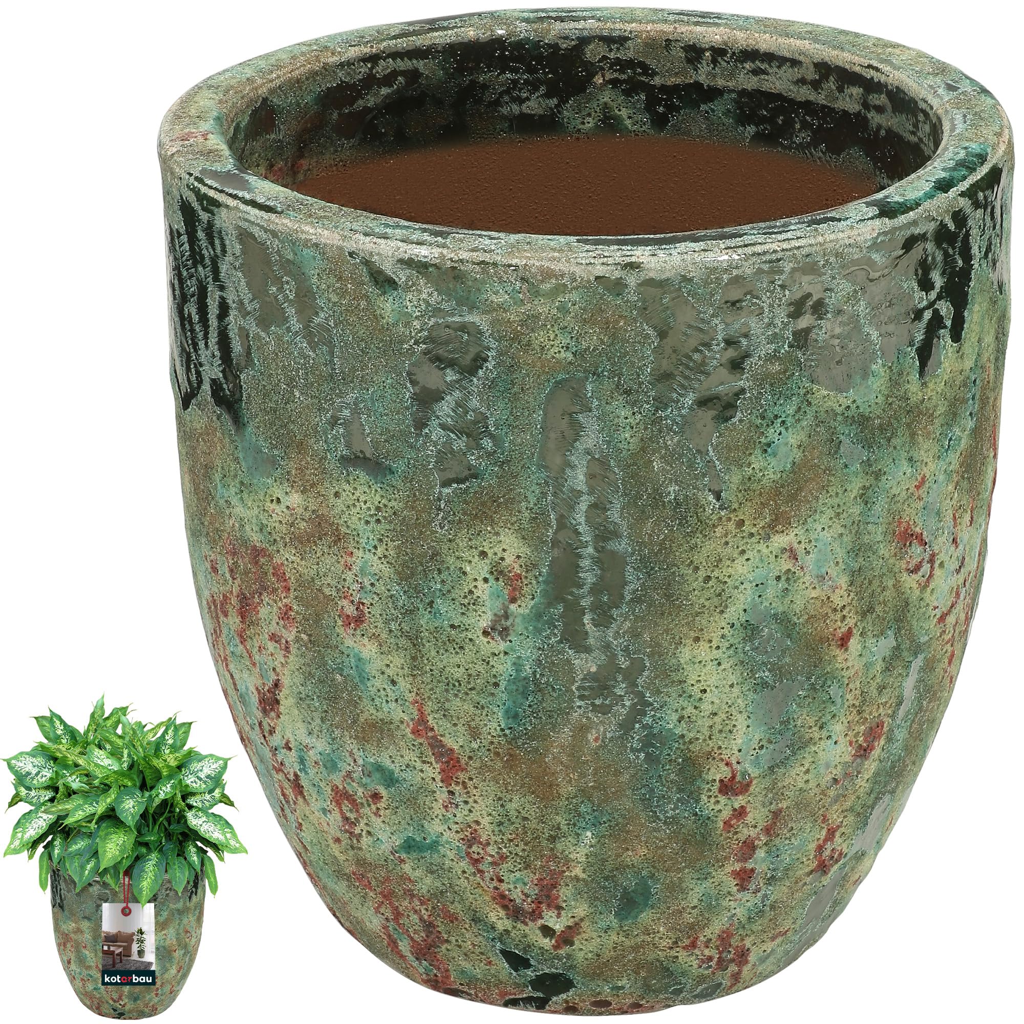 pflanztopf 60 liter Design-Pflanzkasten Florenz in Zwei Farben 80 cm Lang | H: 34 cm | 60 main image 1