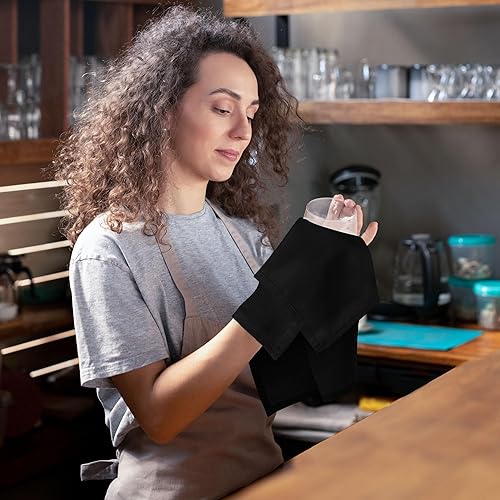 Miniatura 6 de Utopia Home Paquete de 24 servilletas de tela de 17 x 17 pulgadas, servilletas de cena 100% poliéster con bordes dobladillos, servilletas lavables