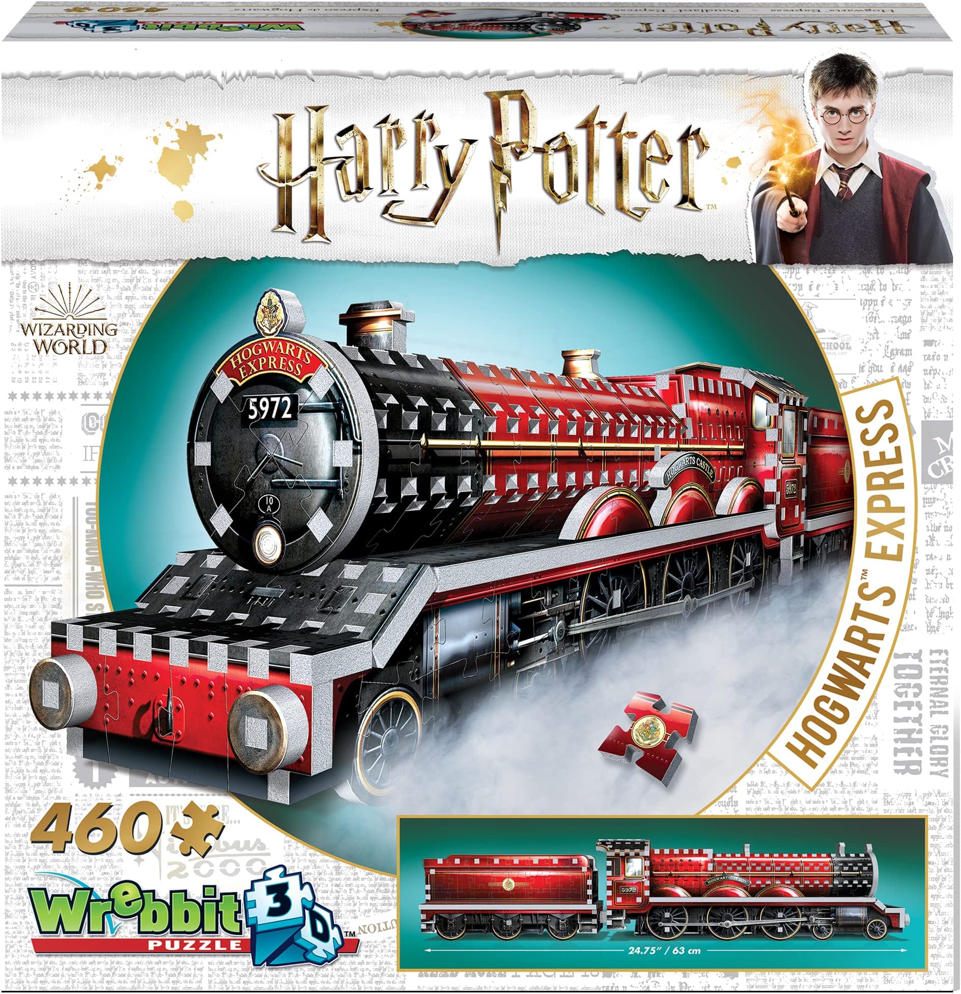 Wrebbit Tylypahkan pikajuna 3D palapeli