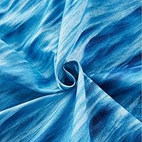 Vista 8 de LAMEJOR - Juego de funda de edredón, ropa de cama de microfibra (1 funda de edredón y 2 fundas de almohada)