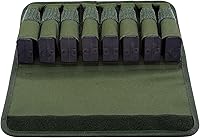 Vista 6 de Raiseek Molle 8 Mag Pouch con tapa, bolsa de almacenamiento para cargador de pistola