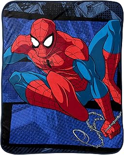 Marvel Spiderman Burst Plush Throw, 46