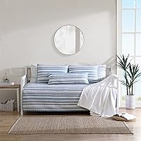 Vista 1 de Nautica - Juego de funda para sofá cama, juego de ropa de cama reversible de algodón con fundas a juego y funda de almohada, decoración del hogar